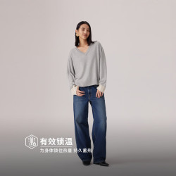 Levi's 冬暖系列新款女士Baggy宽松牛仔裤A3494