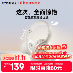 西圣 H1 主动降噪 卡其色 蓝牙耳机