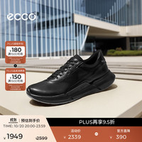 ecco BIOM2.2运动鞋男 2024年春季休闲鞋轻量跑鞋牛皮 健步830764 黑色83076401001 40