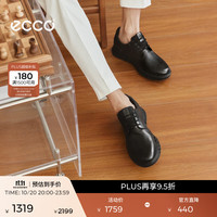 ecco 休闲鞋男 时尚简约风琴底舒适百搭皮鞋男士男鞋 灵动512314 黑色51231451052 (批次随机发货) 41