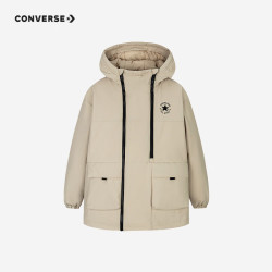 匡威 儿童保暖防风加厚连帽羽绒服 燕麦色 清洁度800+ 160 /80 充绒量约194g