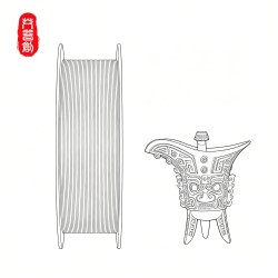 艾普创PETG Metal 3D打印耗材金属外观 高韧耐冲卓越耐候高速易打多色续料 1KG