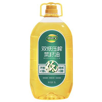 道道全 食用油 双低压榨菜籽油 优质原料非转基因 5L*1桶