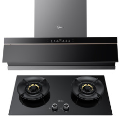 美的 AK7PRO飓风版 AK9PRO+AK7 30m³/min 顶侧一体变频自清洗烟灶套装