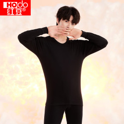 Hodo 男装 男女士100%纯棉保暖内衣两件套 上衣+裤子