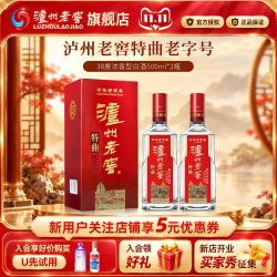 泸州老窖 特曲38度500ml*2瓶浓香型白酒纯粮酒