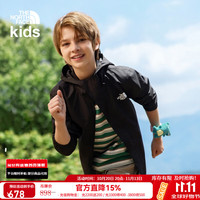 北面 童装男女童冲锋衣儿童外套硬壳150 (L) （150/72）