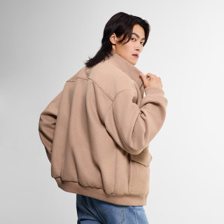 Lee 26秋冬新品舒适版立领男女同款羊毛夹克外套