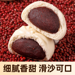 巴比 馒头红豆沙包300g*3袋包子