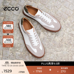 ecco 男士板鞋 26年秋冬新款复古时尚百搭休闲德训鞋 柔酷10号56012451801