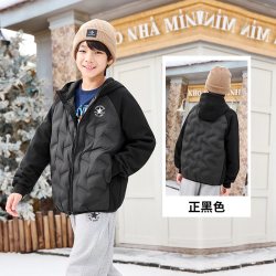 匡威 儿童轻薄羽绒服连帽青少年户外外套保暖防风女童百搭男童衣服