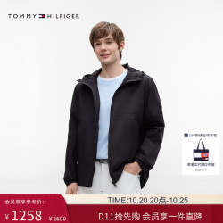 TOMMY HILFIGER 防风防水 黑色 M 男士夹克