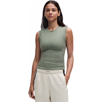 lululemon Nulu 女士圆领背心 速干芯吸 柳叶绿 S