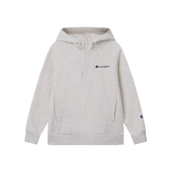 Champion 半拉链连帽加绒卫衣
