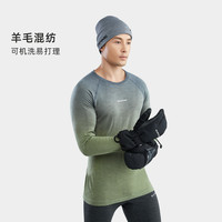 SURPINE 美丽奴羊毛速干衣零压T恤长袖男功能内衣保暖柔软抗菌消臭