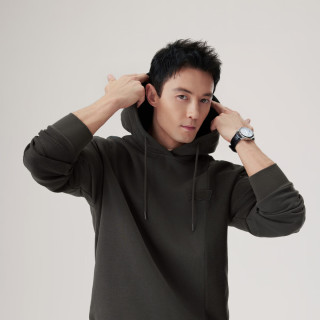 Levi's 004ZM 宽松连帽 烟黑 M 男士卫衣