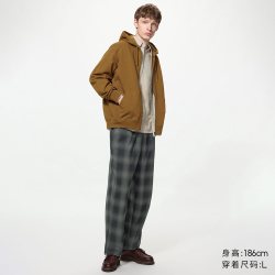 法兰绒舒适九分裤优衣库男装女装/长裤裤子/休闲裤488220
