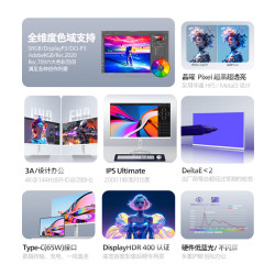 飞利浦 27英寸4K144hz显示器双模设计屏幕电脑低蓝光屏27E2N5900RW