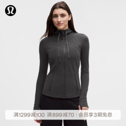 lululemon 丨Define 女士连帽夹克 *Nulu™ 芯吸 LW3HAWS 石墨灰 线上专享 S /6