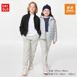童装男童女童仿羊羔绒运动裤优衣库加绒保暖478140 486662 493932
