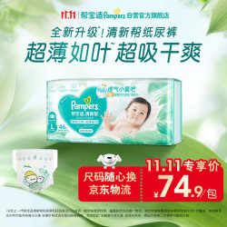 帮宝适 清新帮系列 纸尿裤 L46片