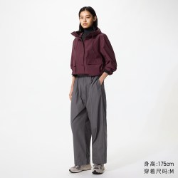 棉质宽松舒适长裤/加长款优衣库女装489684