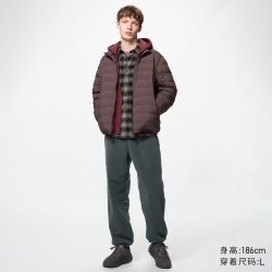 摇粒绒束脚裤优衣库男装女装长裤裤子491268