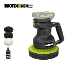 威克士 WU858 无刷锂电偏心轴抛光机 不含电池充电器