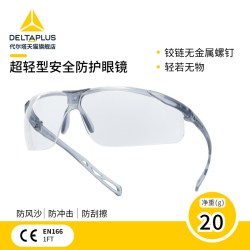 DELTAPLUS 护目镜男骑车电动车摩托车骑行透明防尘风沙防雾防护眼镜女