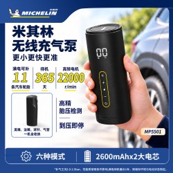 米其林 车载汽车充气泵电动通用轮胎新型打气泵带测胎压便携式无线