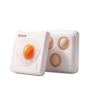 EGGLAB艾戈兰博虾青素鲜鸡蛋30枚装可生食溏心红心鸡蛋礼盒送礼装