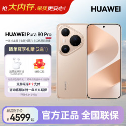 华为 Pura 80 Pro 手机 12GB+256GB 釉金