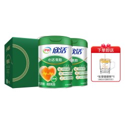伊利 旗舰店欣活中老年营养奶粉心活低脂700g/罐富钾富硒鱼油粉