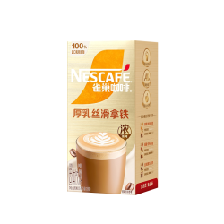 雀巢 咖啡金牌馆藏咖啡丝滑拿铁19g*5条*1盒速溶即溶咖啡办公提神