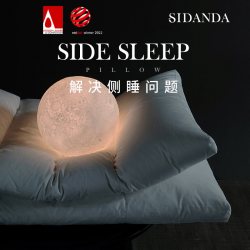 诗丹娜 科学睡眠系列 侧睡复合鹅绒枕