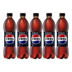 百事 可乐无糖500ml*5瓶装碳酸饮料中瓶家庭聚会汽水解渴尝鲜