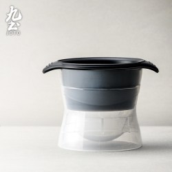 九土 CUPR0484 手工锤纹水晶玻璃杯 201mL-300mL 无色透明