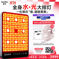 SEAYEO 昔又大排灯Max光子嫩肤美容仪红蓝光面罩面膜仪家用美容仪器 Max