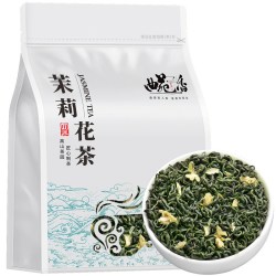 曲苑香 茉莉花茶正宗广西横县原产川派茉莉飘雪一级浓香型散装茶叶750g