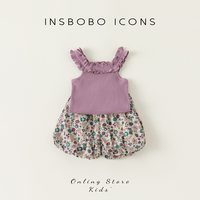 insbobo 女宝宝夏套装小女孩漂亮的衣服夏季女童夏装2026新款童装好看夏日