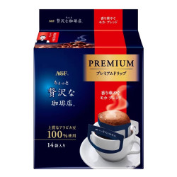 AGF 奢华咖啡挂耳咖啡特浓混合香浓摩卡清澈豆香酸苦平衡