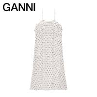 88VIP：GANNI 女装 花卉印花荷叶边吊带蛋糕裙连衣裙F7636393