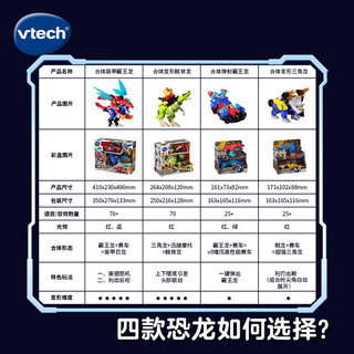 伟易达 变形恐龙合体装甲霸王龙 早教启智玩具