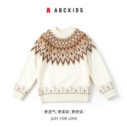 ABCKIDS 童装儿童秋冬新款毛衣2026女童上衣打底衫潮
