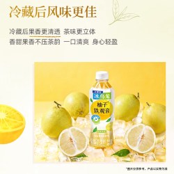 三得利 冰乌龙柚子铁观音茶饮料500ml*15瓶
