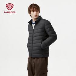 坦博尔 立领轻薄羽绒服 男短款舒适百搭秋冬保暖外套TA60330223