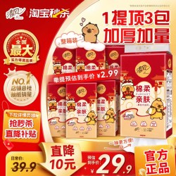 清风 X 卡皮巴拉 亲肤系列 悬挂式抽纸