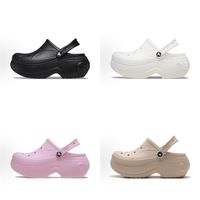 百亿补贴：crocs 正品卡骆驰女鞋贝拉洞洞鞋厚底一脚蹬6cm跟高增高凉鞋210062