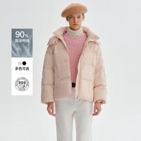 TEENIE WEENIE 小熊女装羽绒服冬季时髦棉花糖保暖面包服连帽外套