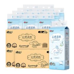 心相印 悬挂式抽纸 云感系列 三丽鸥款 4层320抽*12提囤货装